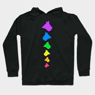 Bell Ringing - RAINBOW BELLS - Vertical B Hoodie